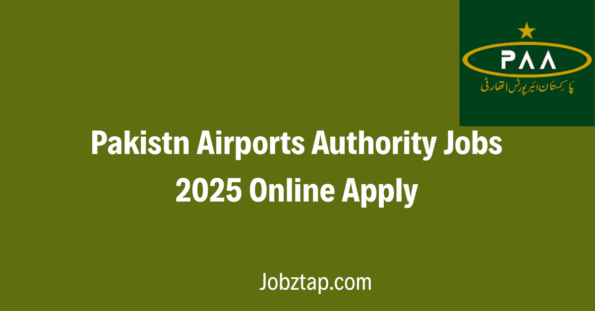 Airports Authority Jobs 2025 Online Apply