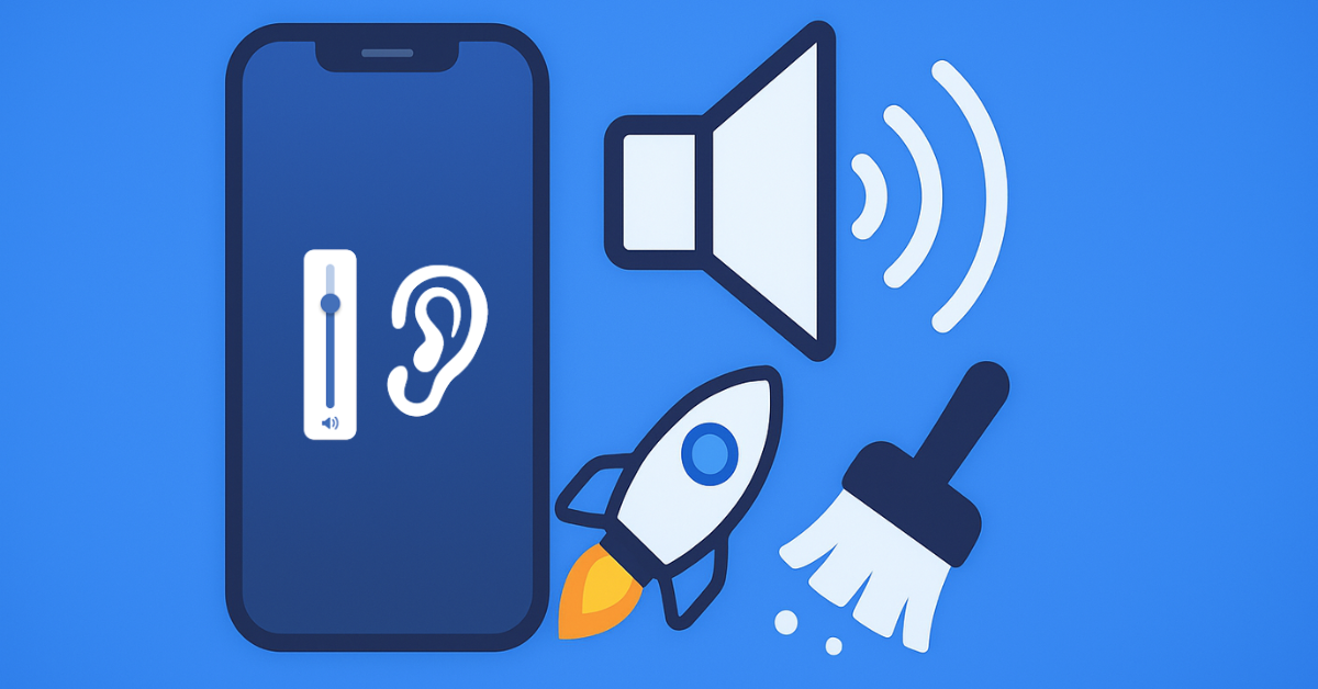 Mobile Speaker Booster and Cleaner for Android 