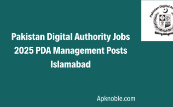 Pakistan Digital Authority Jobs 2025 PDA Management Posts Islamabad