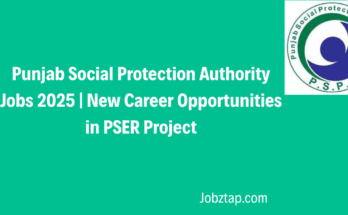 Punjab Social Protection Authority Jobs 2025 New Career Opportunities in PSER Project