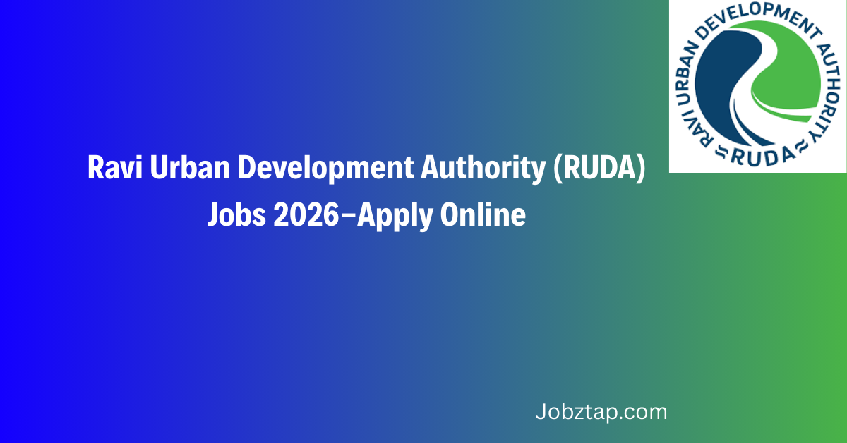 Ravi Urban Development Authority (RUDA) Jobs 2026-Apply Online